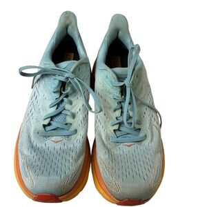 Hoka Women’s Clifton 8
Summer Song Ice Flow Colorway Sneaker- Sz 11 B